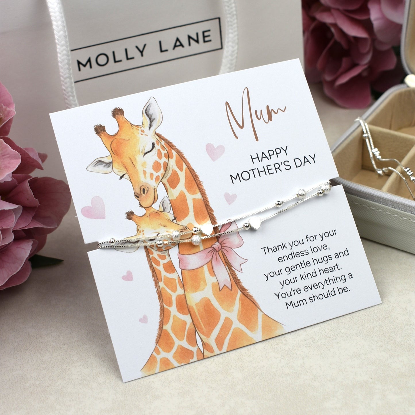 Mother’s Day Gift Heart Bracelet | Happy Mother’s Day Bracelet