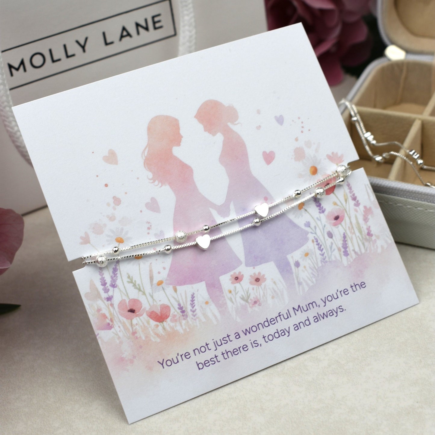 Heart Mum Bracelet | Birthday Gift for Mum | Mother’s Day Gift