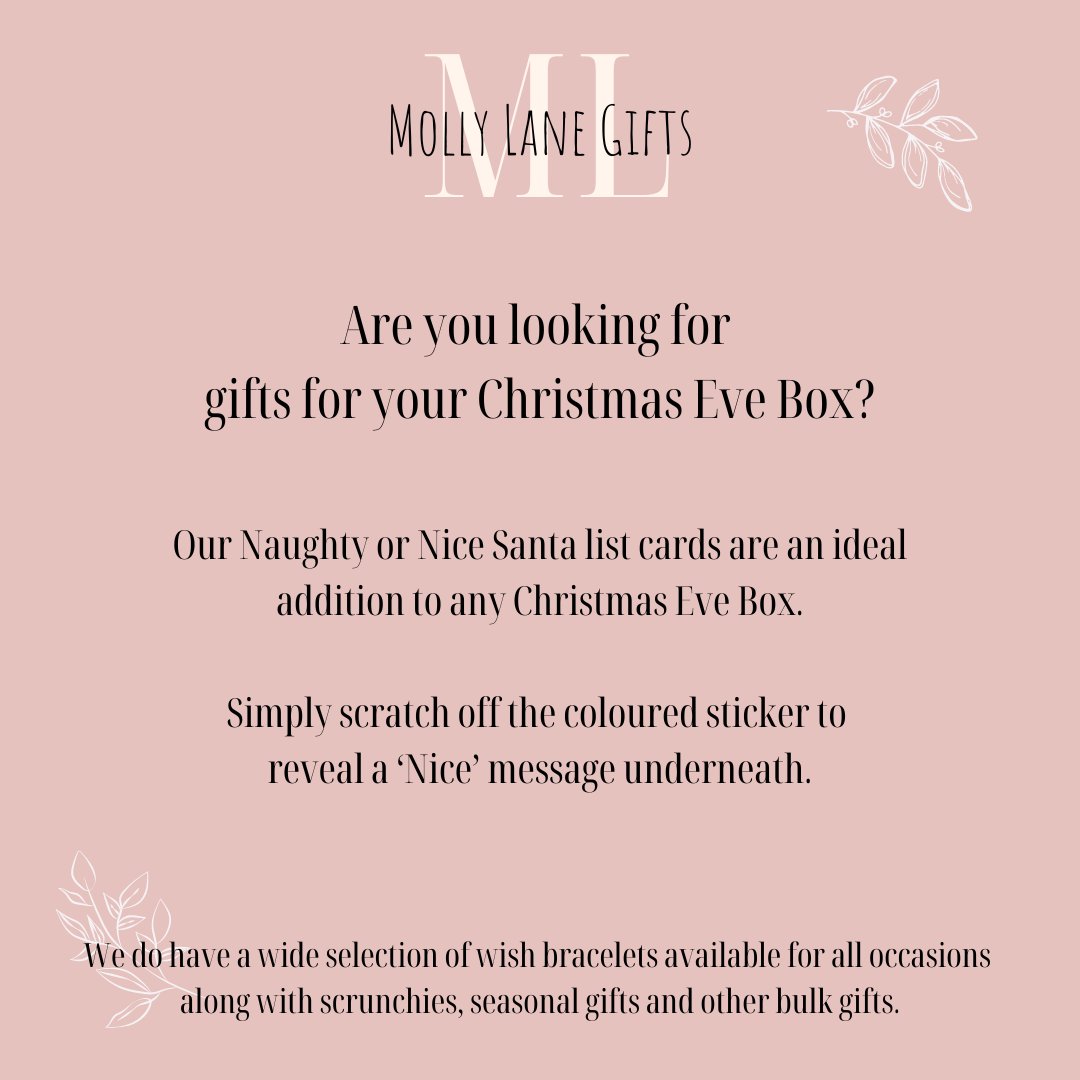 Naughty or Nice Gold Scratch Card