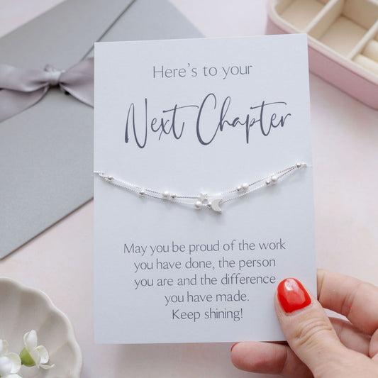 Next Chapter Bracelet - Star & Moon Charms