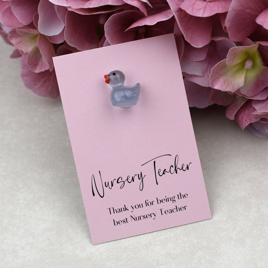 Thank You For Being The Best Nursery Teacher - Luminous Duck