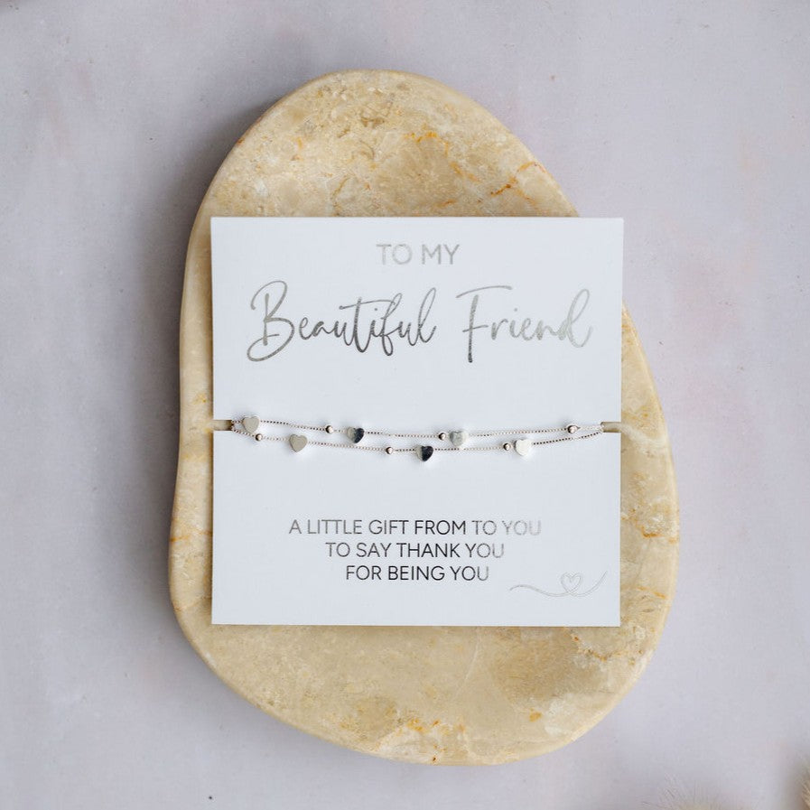 To My Beautiful Friend Bracelet - Meaningful Keepsake for Bestie
