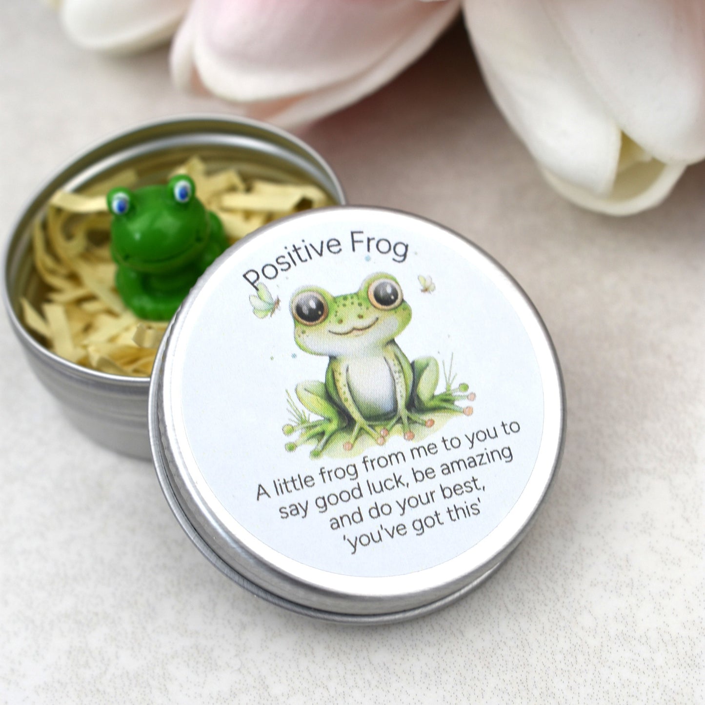 Positive Frog Tin