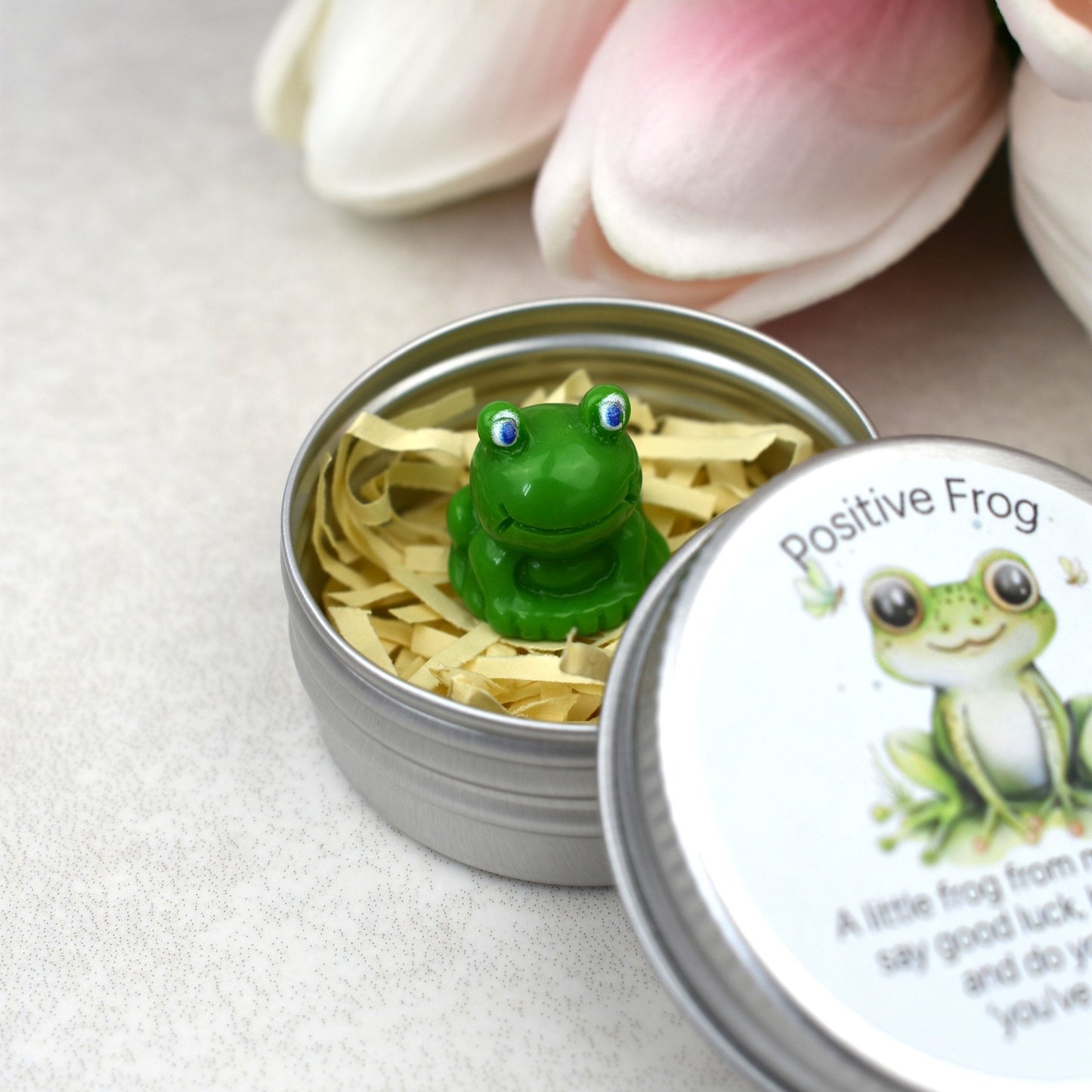 Positive Frog Tin