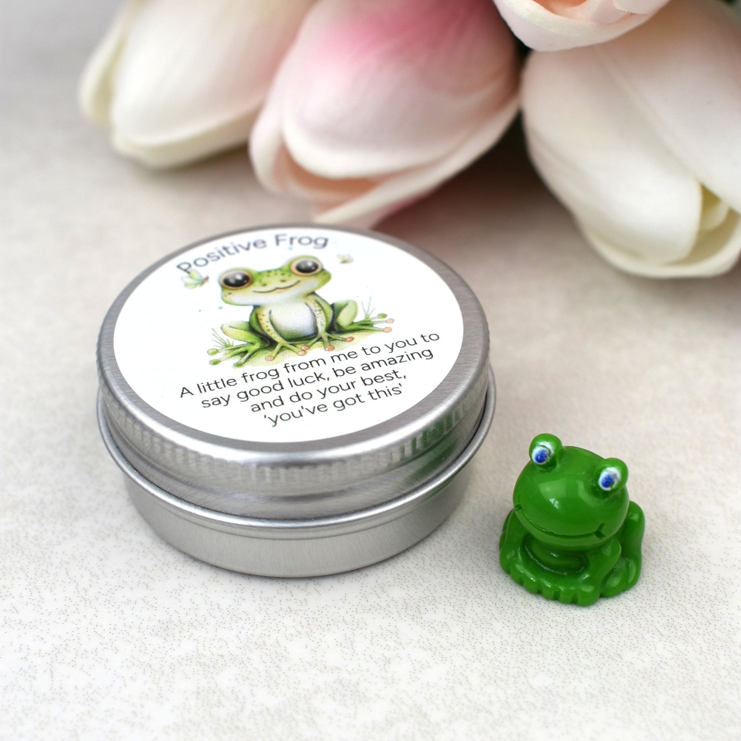 Positive Frog Tin