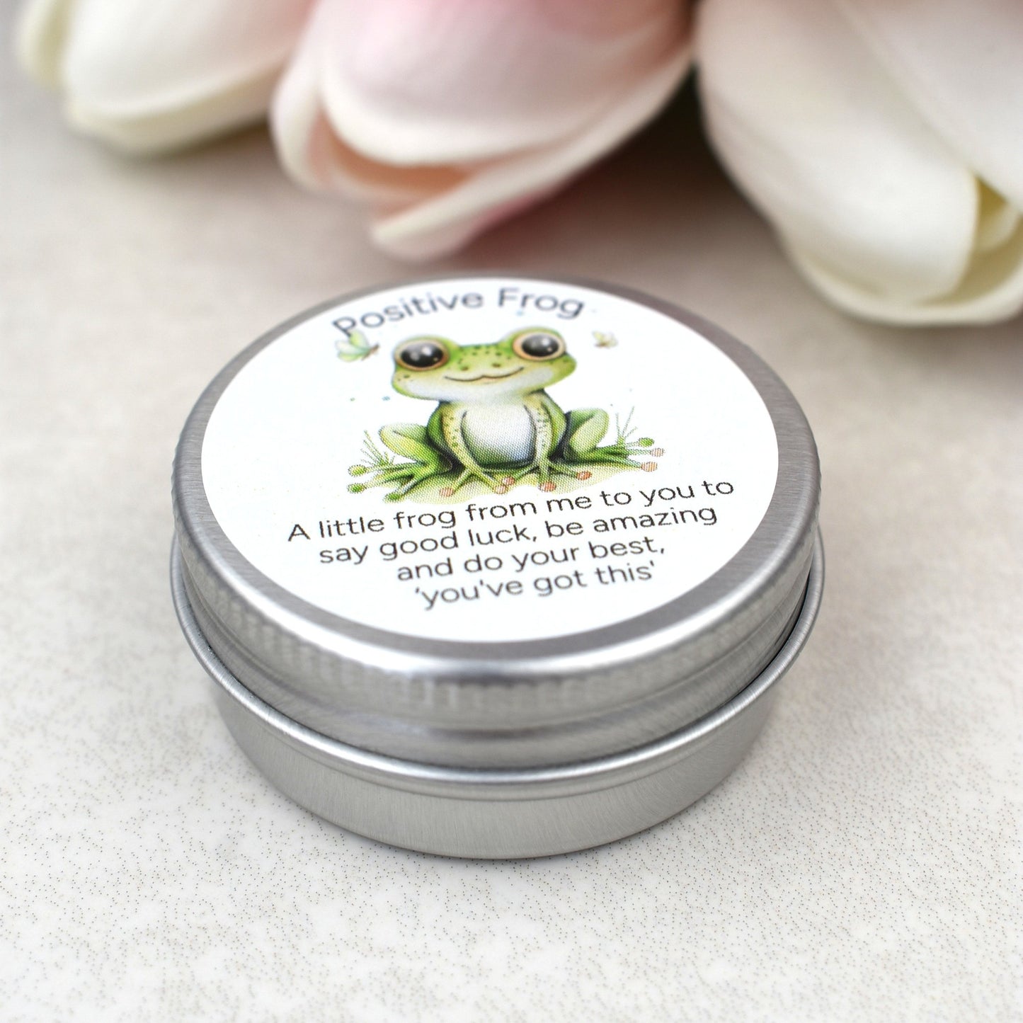 Positive Frog Tin