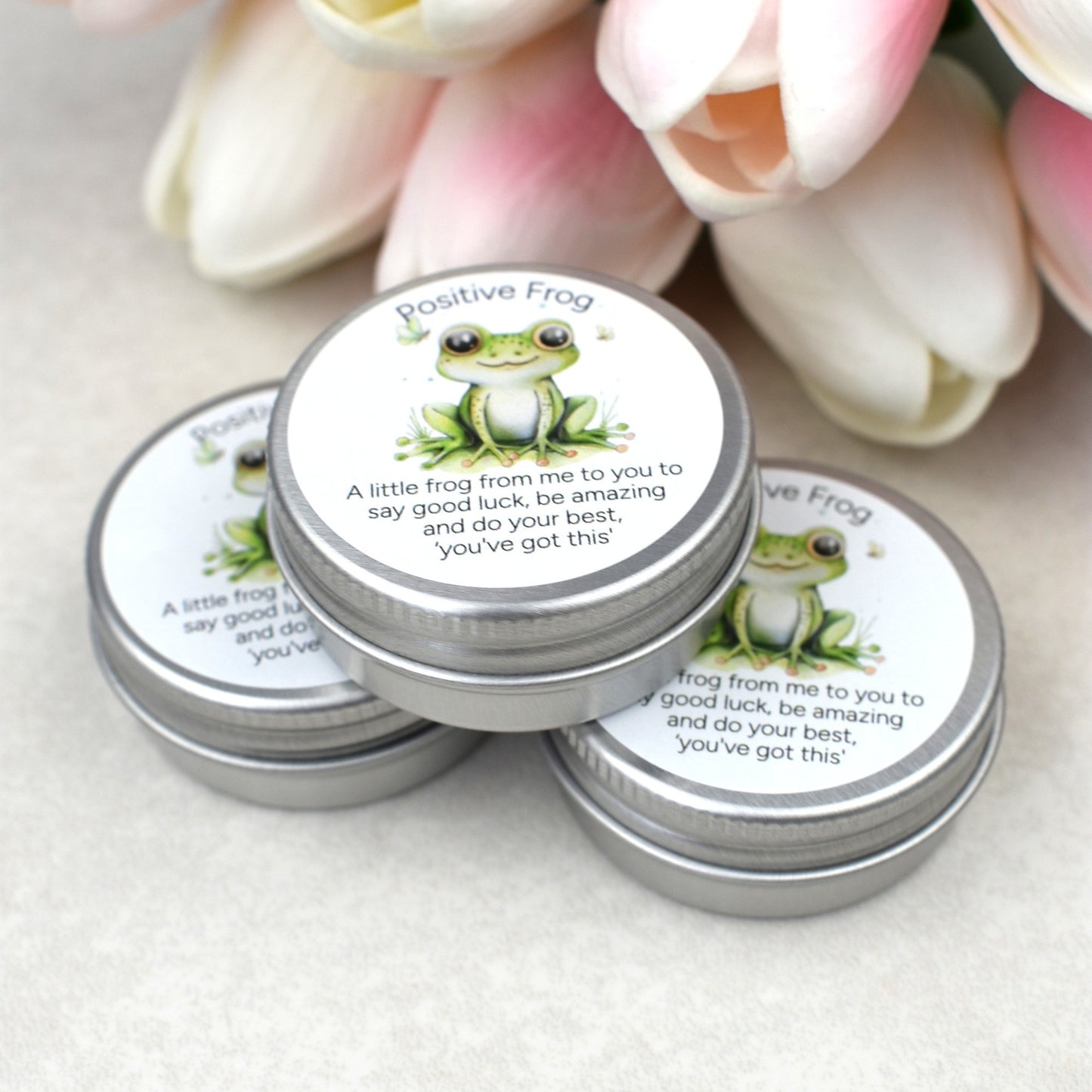 Positive Frog Tin