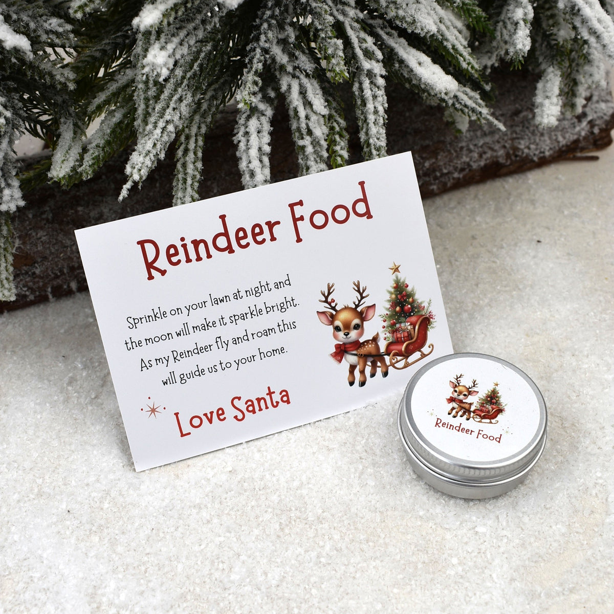 CLEARANCE - Reindeer Food - Tin (3)
