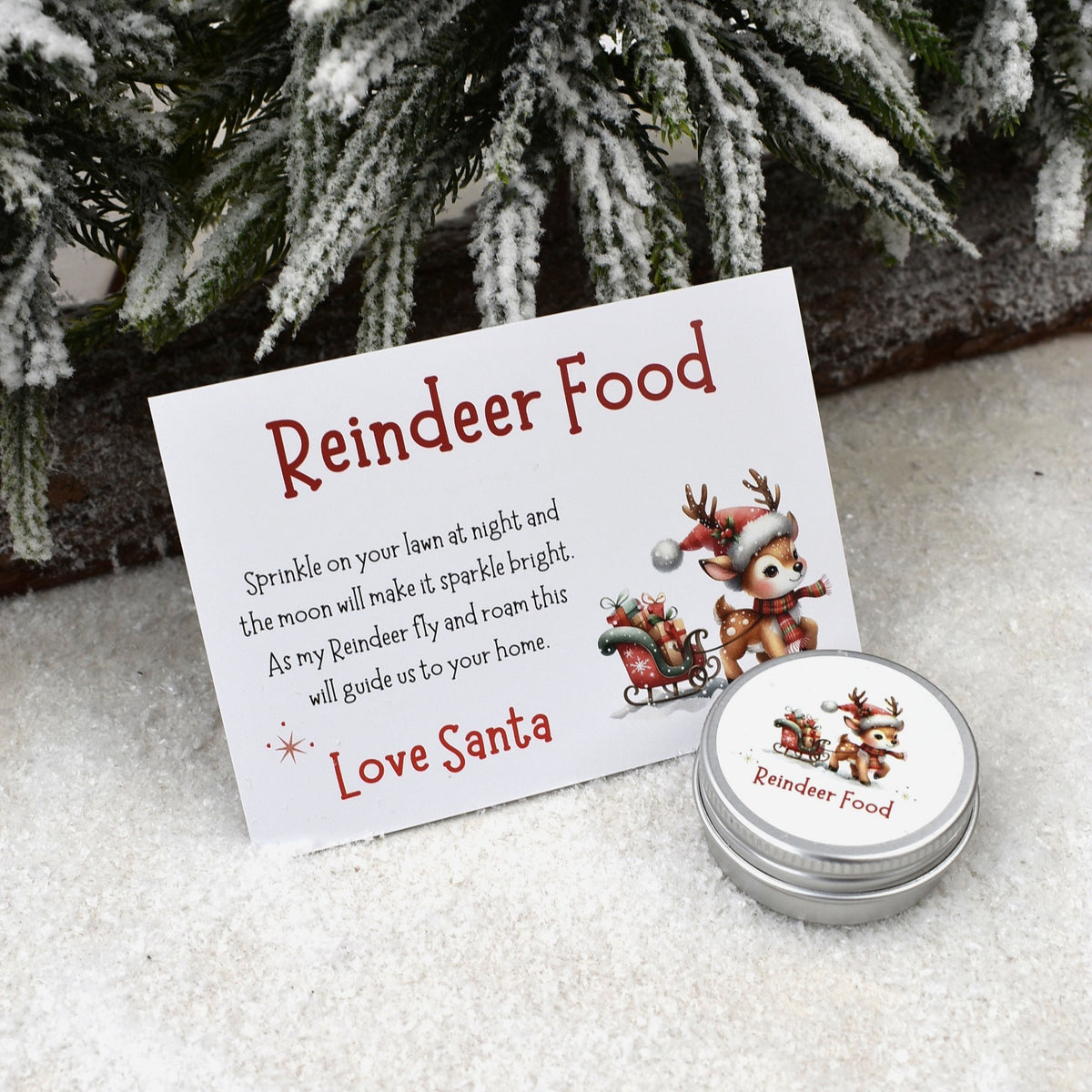 CLEARANCE - Reindeer Food - Tin (2)