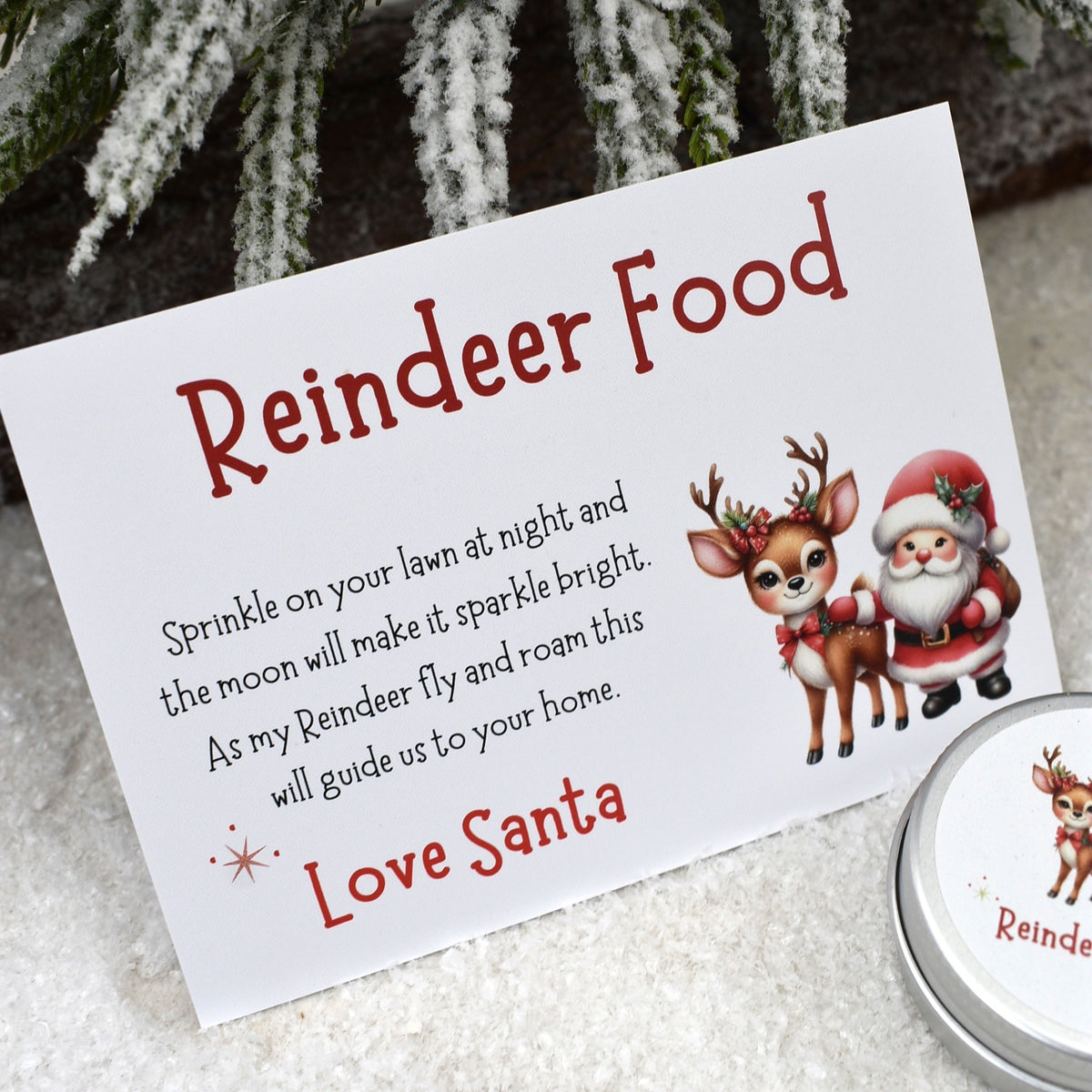 CLEARANCE - Reindeer Food - Tin (1)
