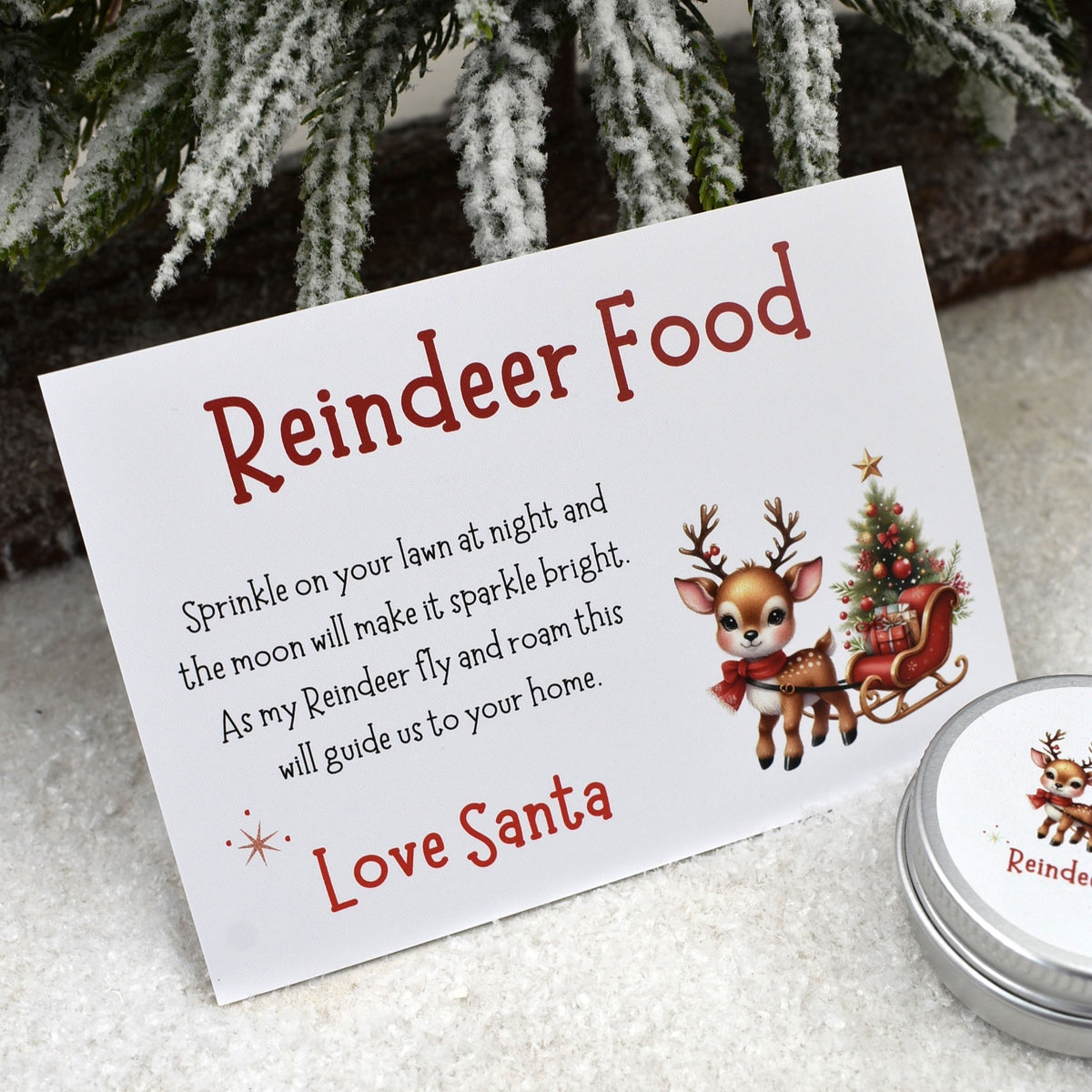 CLEARANCE - Reindeer Food - Tin (3)