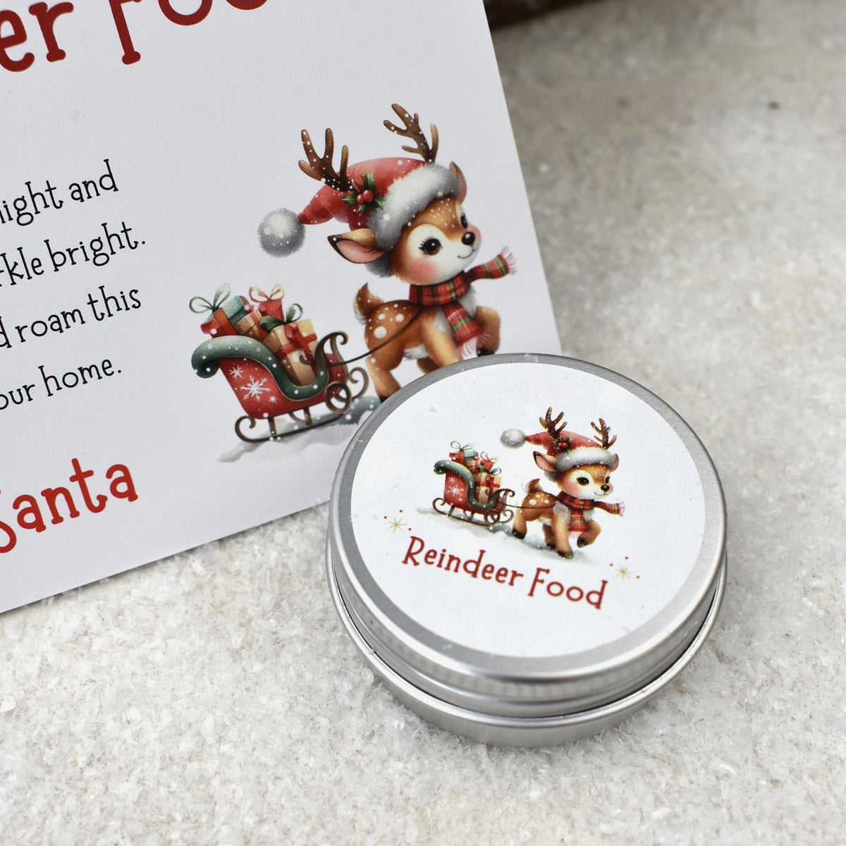 CLEARANCE - Reindeer Food - Tin (2)