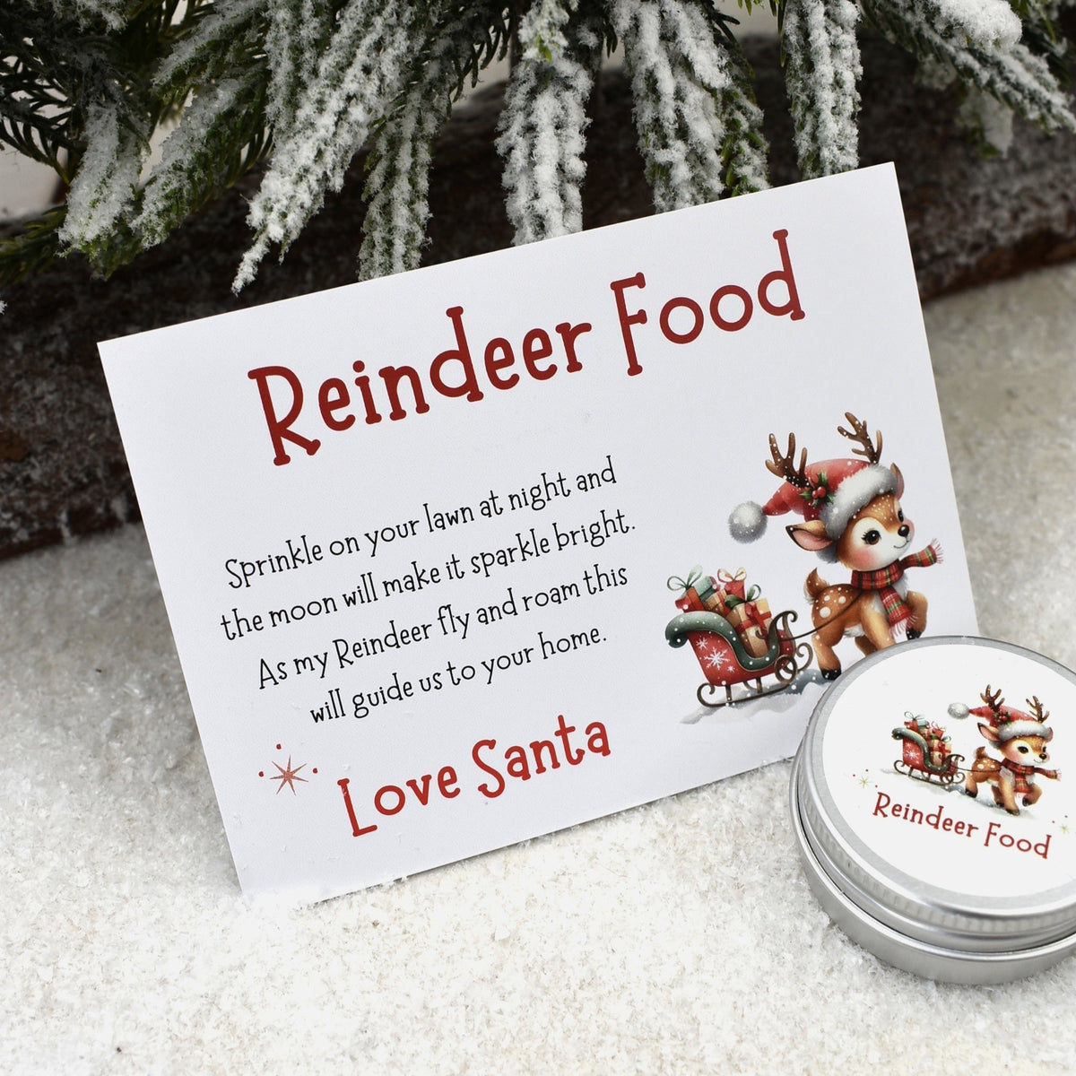 CLEARANCE - Reindeer Food - Tin (2)
