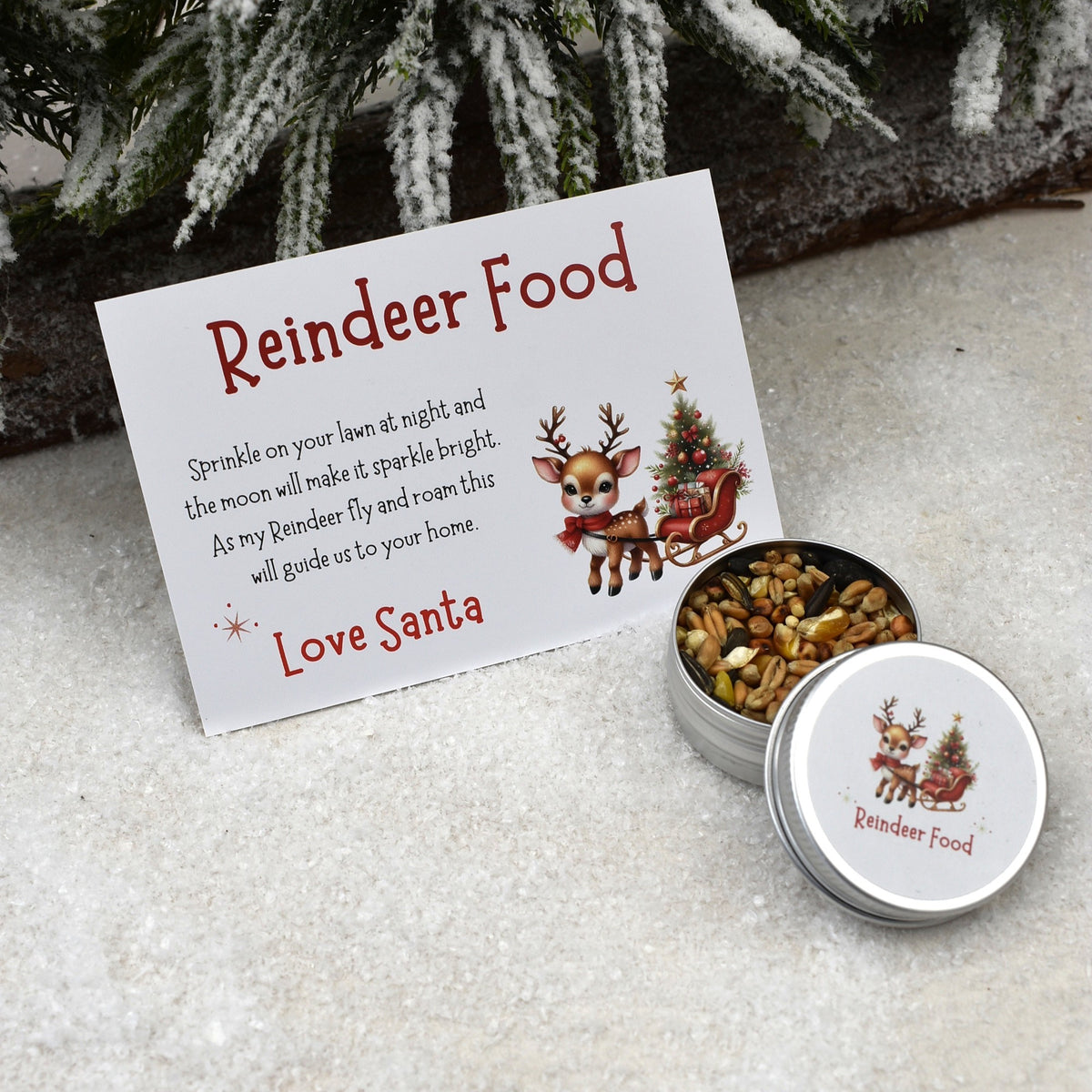 CLEARANCE - Reindeer Food - Tin (3)