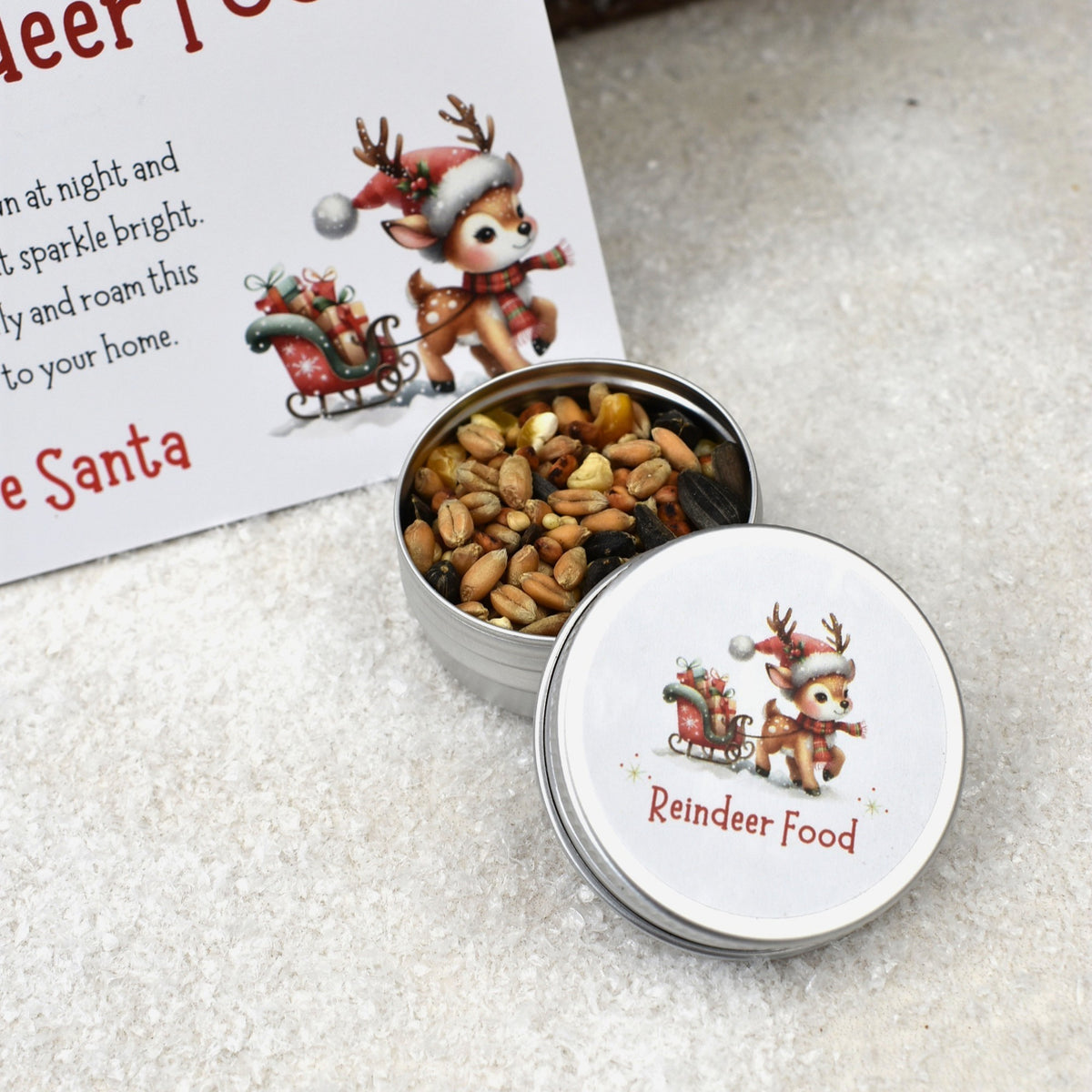 CLEARANCE - Reindeer Food - Tin (2)