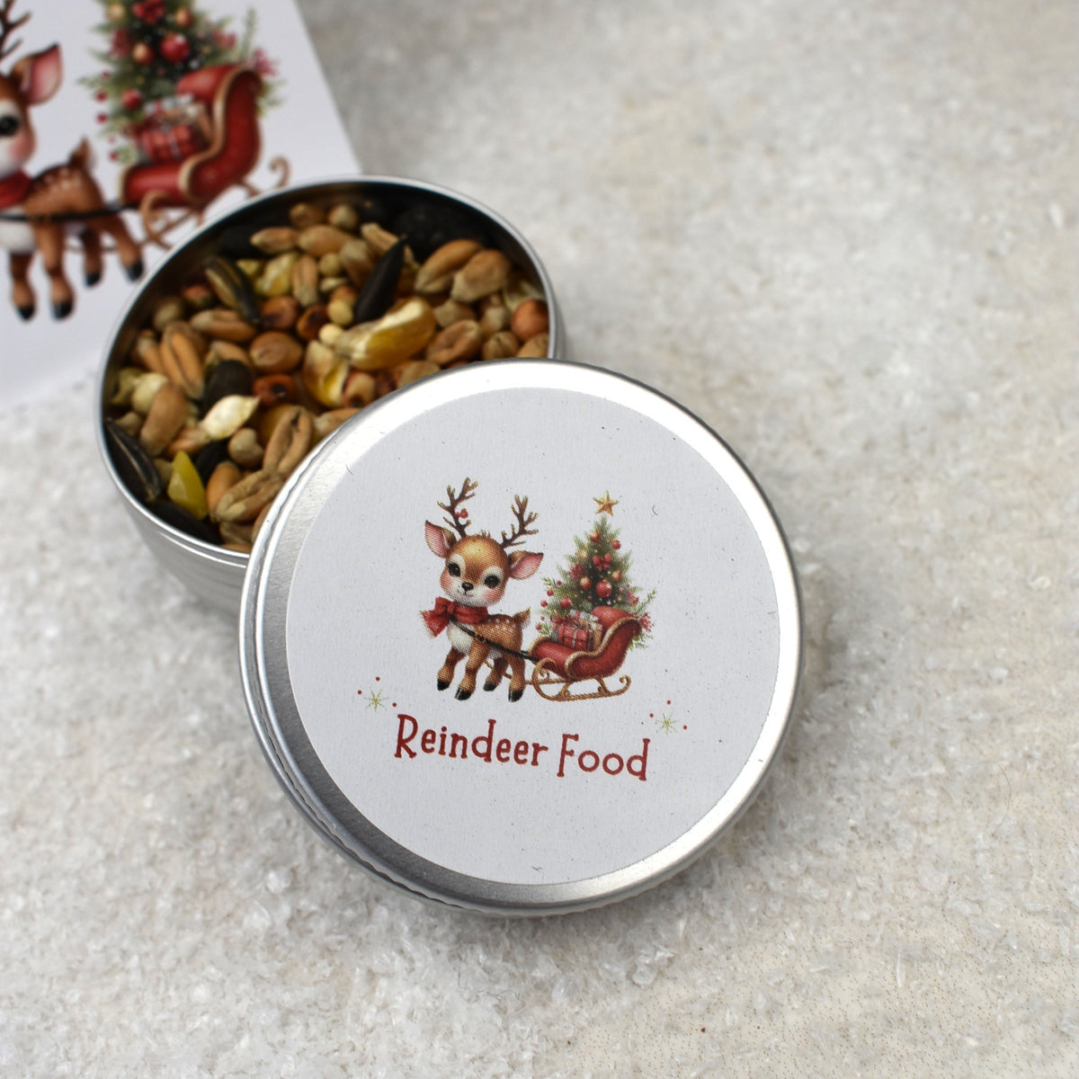 CLEARANCE - Reindeer Food - Tin (3)