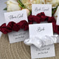 Burgundy Wedding Hair Scrunchie