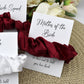 Burgundy Wedding Hair Scrunchie
