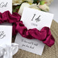 Fuchsia Wedding Hair Scrunchie