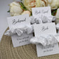 White Wedding Hair Scrunchie
