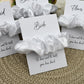 White Wedding Hair Scrunchie