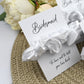 White Wedding Hair Scrunchie