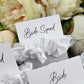 White Wedding Hair Scrunchie