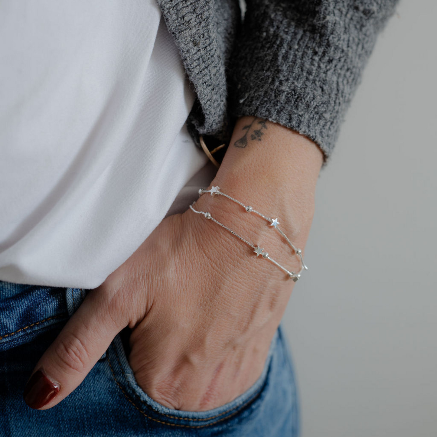Will You Be My Godmother Bracelet | Baptism & Christening Jewellery - Star Bracelet