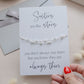 Sisters Are Like Stars Bracelet - Star Charms