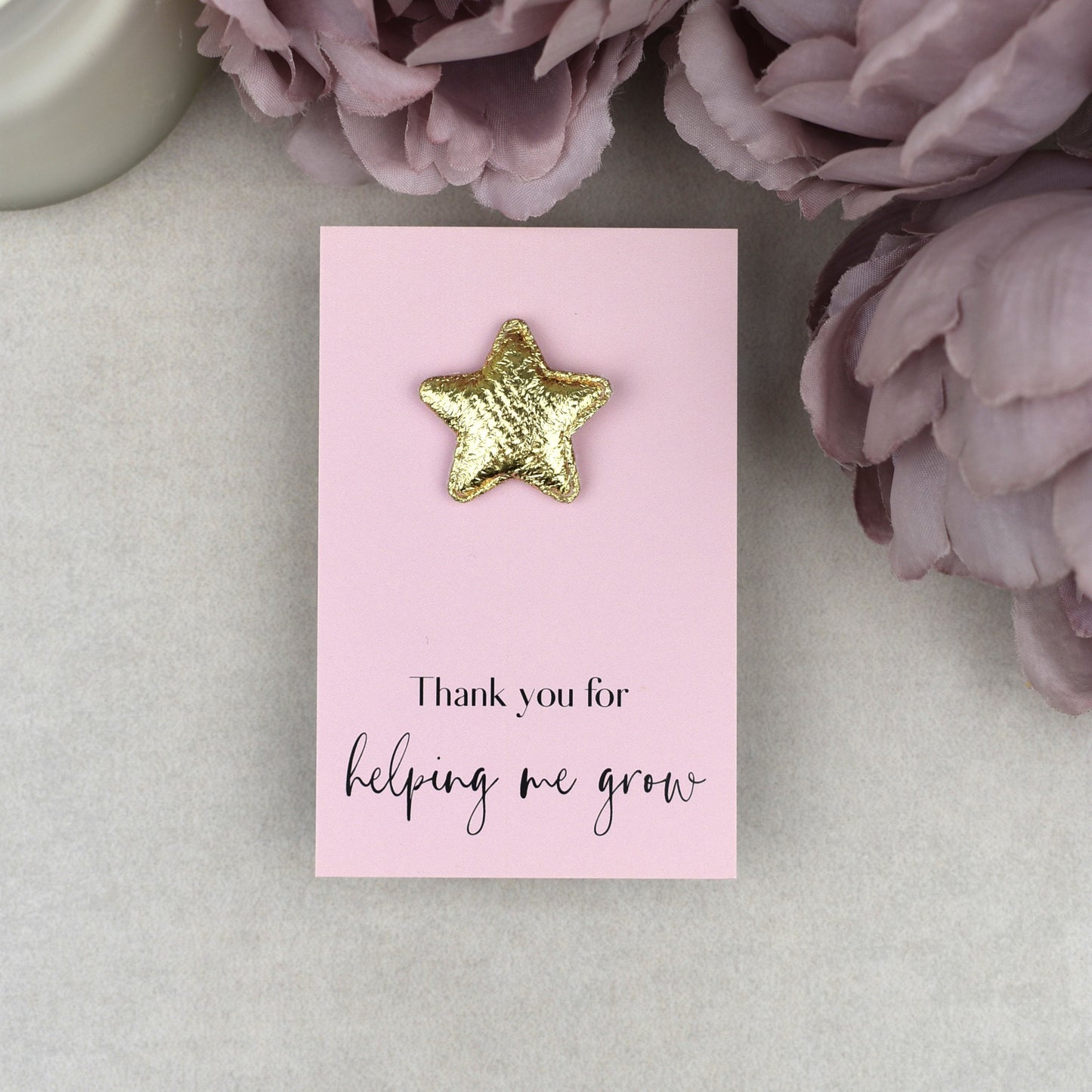 Thank You For Helping Me Grow - Star