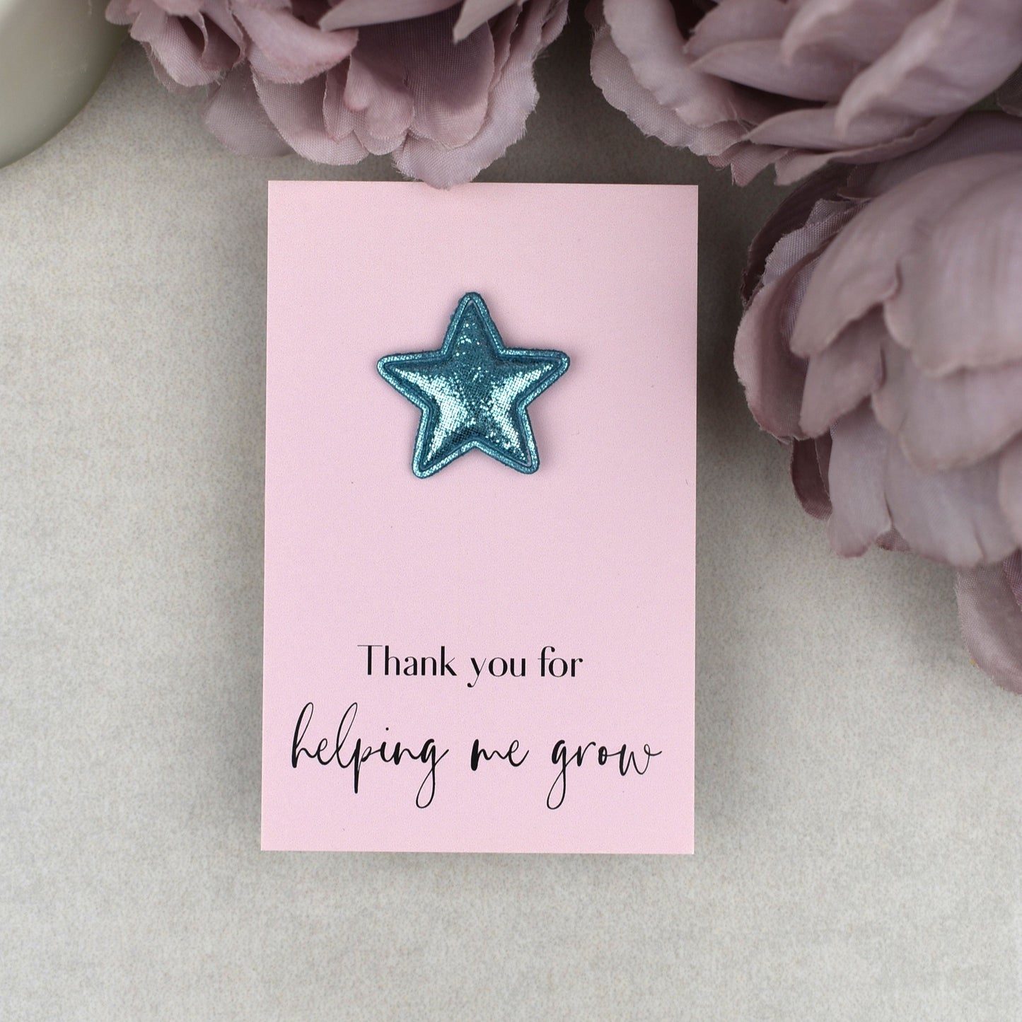 Thank You For Helping Me Grow - Star