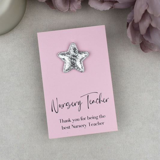 Thank You For Being The Best Nursery Teacher - Star