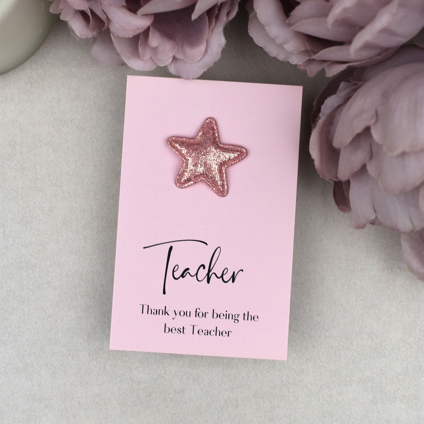 Thank You For Being The Best Teacher - Star