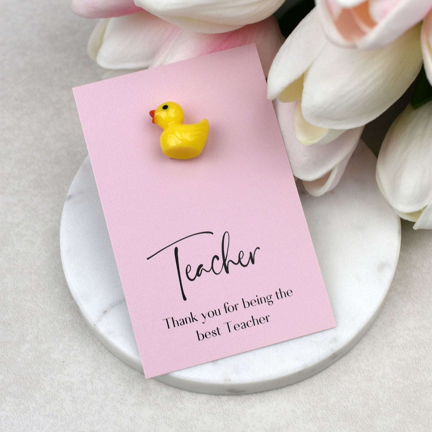 Thank You For Being The Best Teacher - Yellow Duck