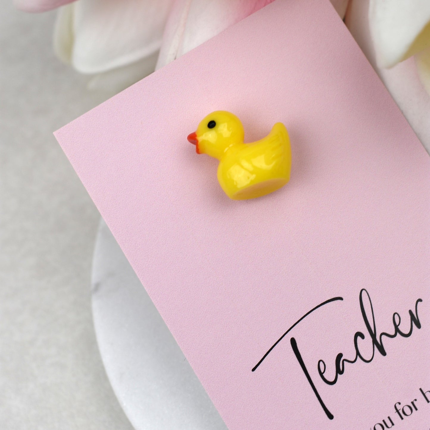 Thank You For Being The Best Teacher - Yellow Duck