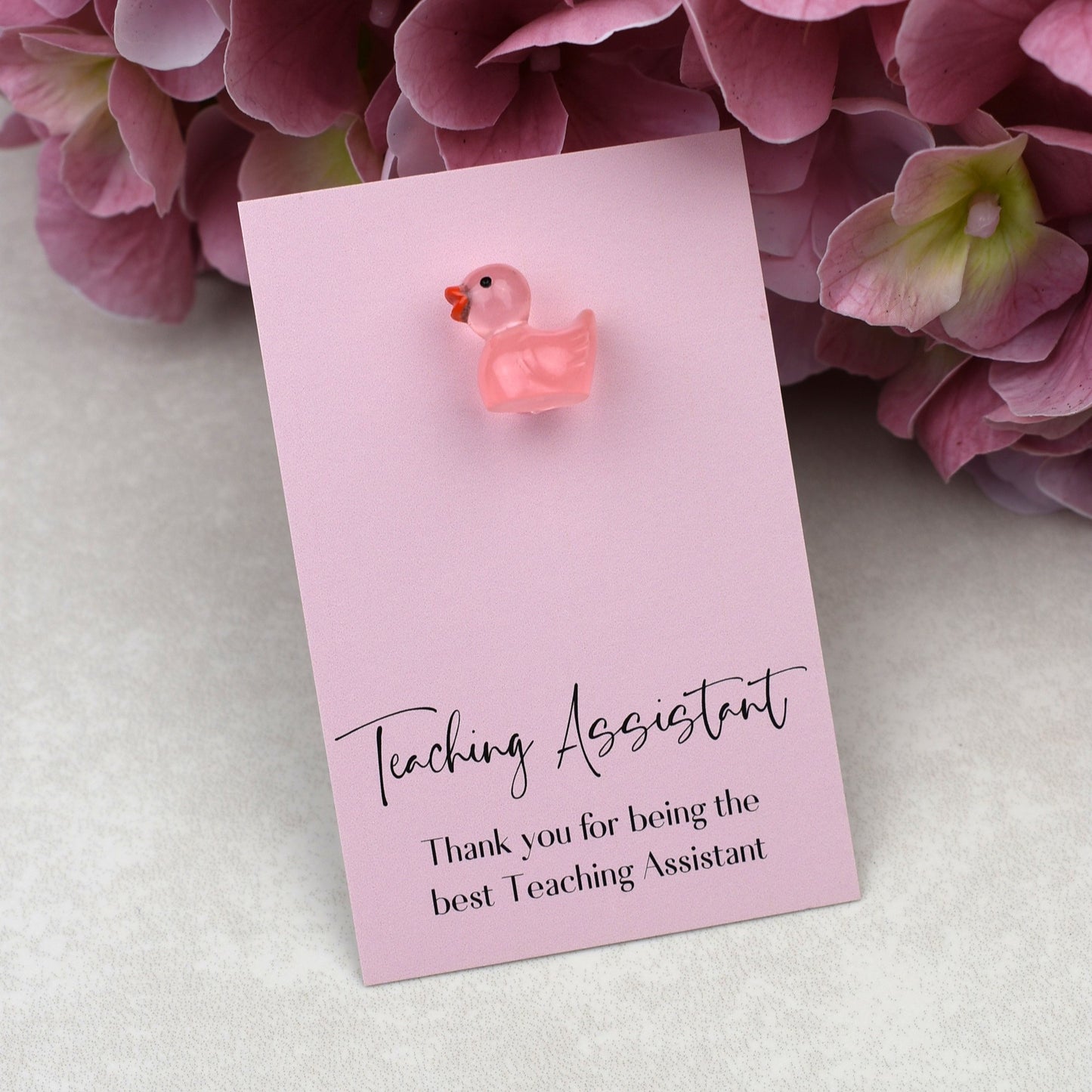 Thank You For Being The Best Teaching Assistant - Luminous Duck