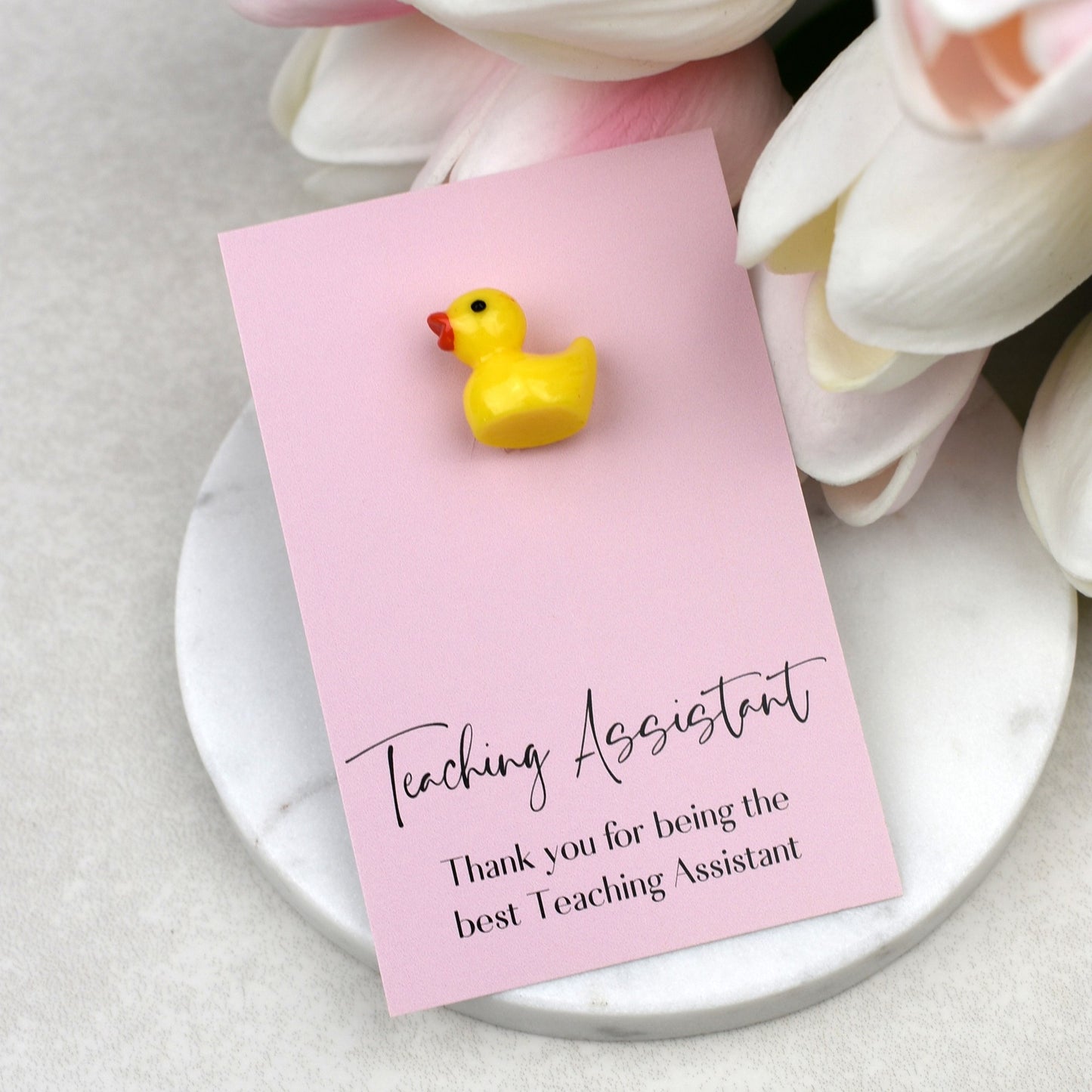 Thank You For Being The Best Teaching Assistant - Yellow Duck