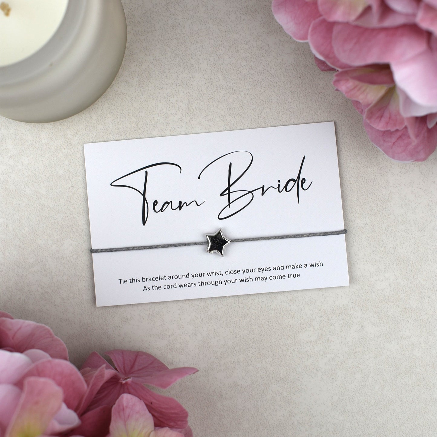 CLEARANCE - Team Bride Wish Bracelet