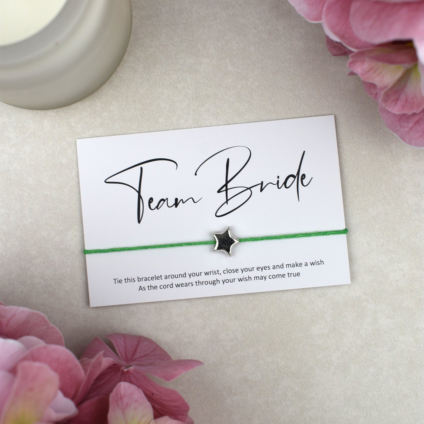 CLEARANCE - Team Bride Wish Bracelet