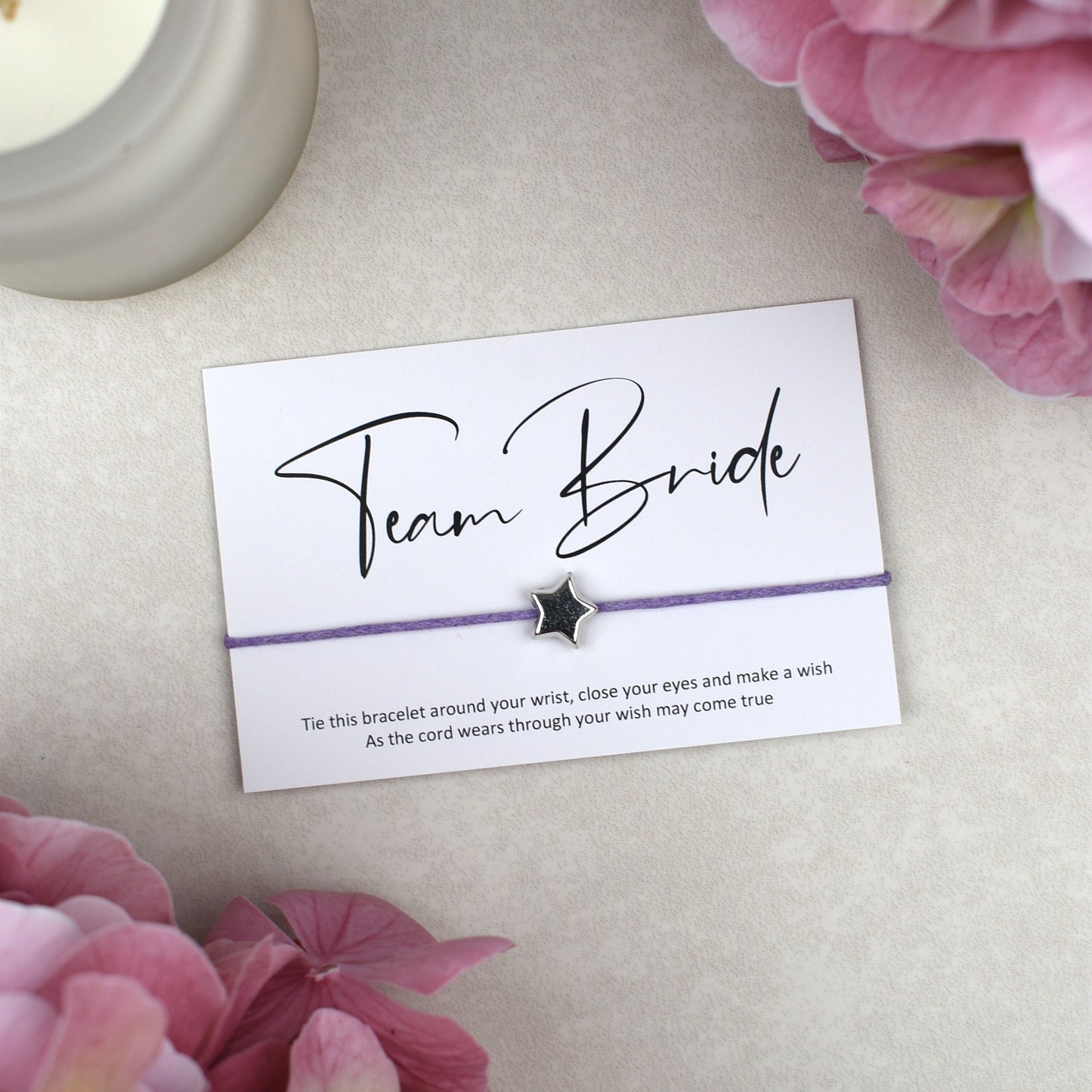 CLEARANCE - Team Bride Wish Bracelet