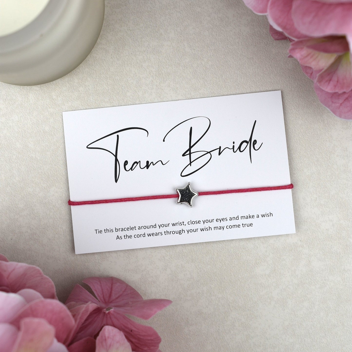 CLEARANCE - Team Bride Wish Bracelet