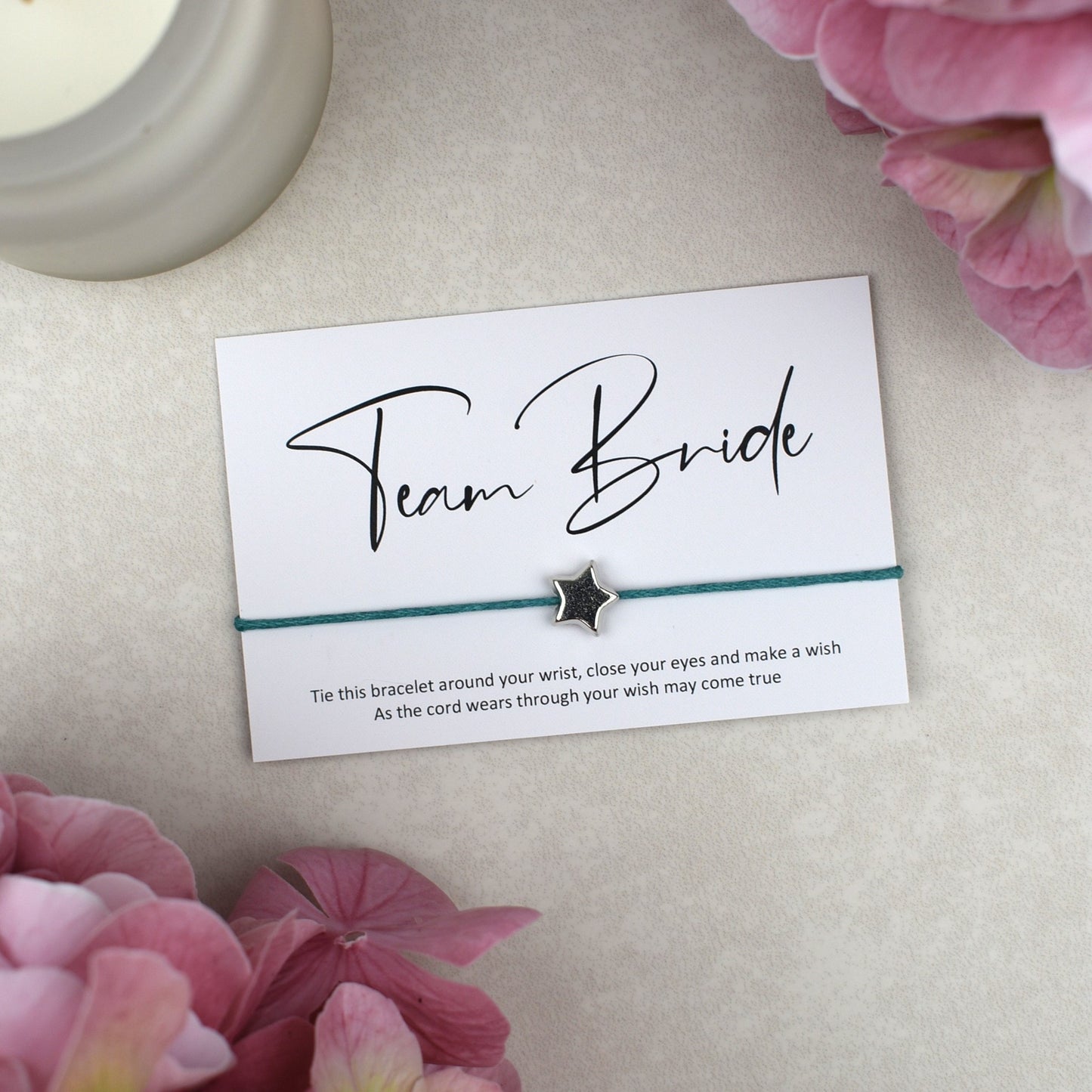 CLEARANCE - Team Bride Wish Bracelet