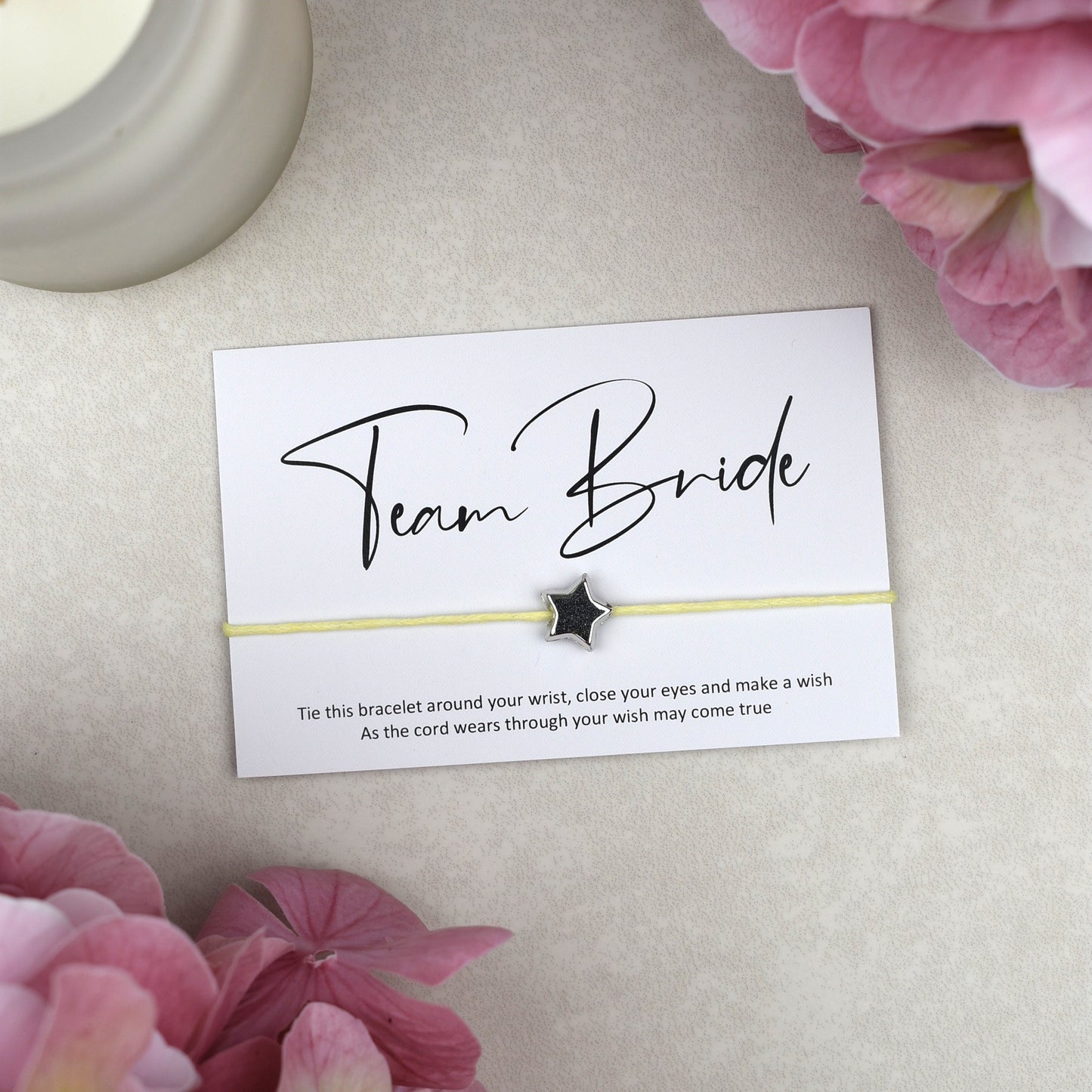 CLEARANCE - Team Bride Wish Bracelet