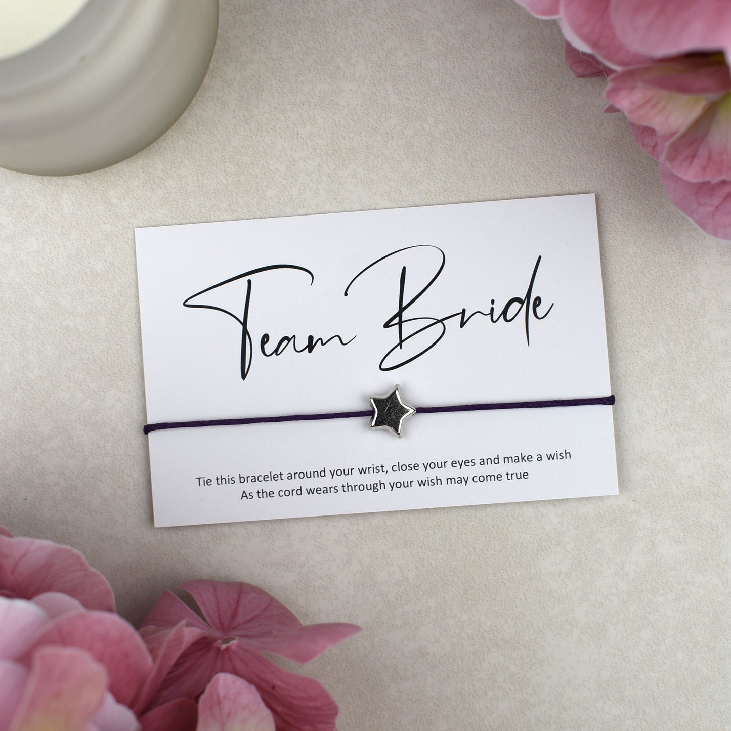 CLEARANCE - Team Bride Wish Bracelet