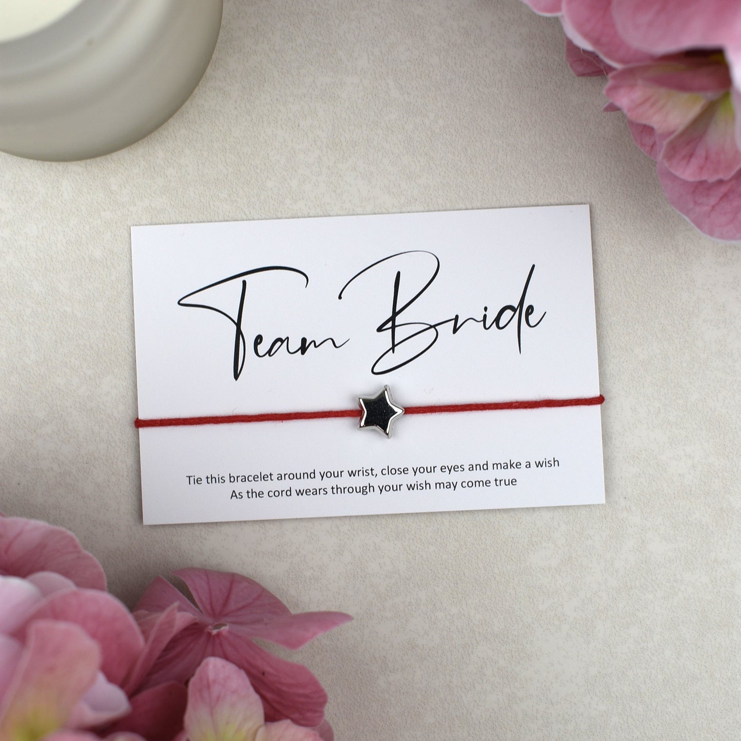 CLEARANCE - Team Bride Wish Bracelet