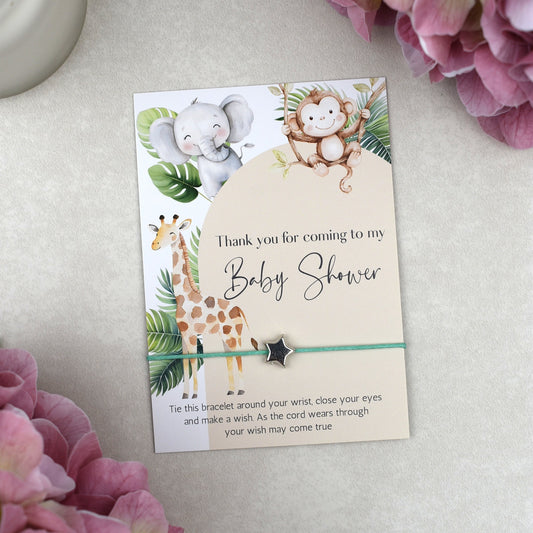 CLEARANCE - Thank You For Coming To My Baby Shower Wish Bracelet