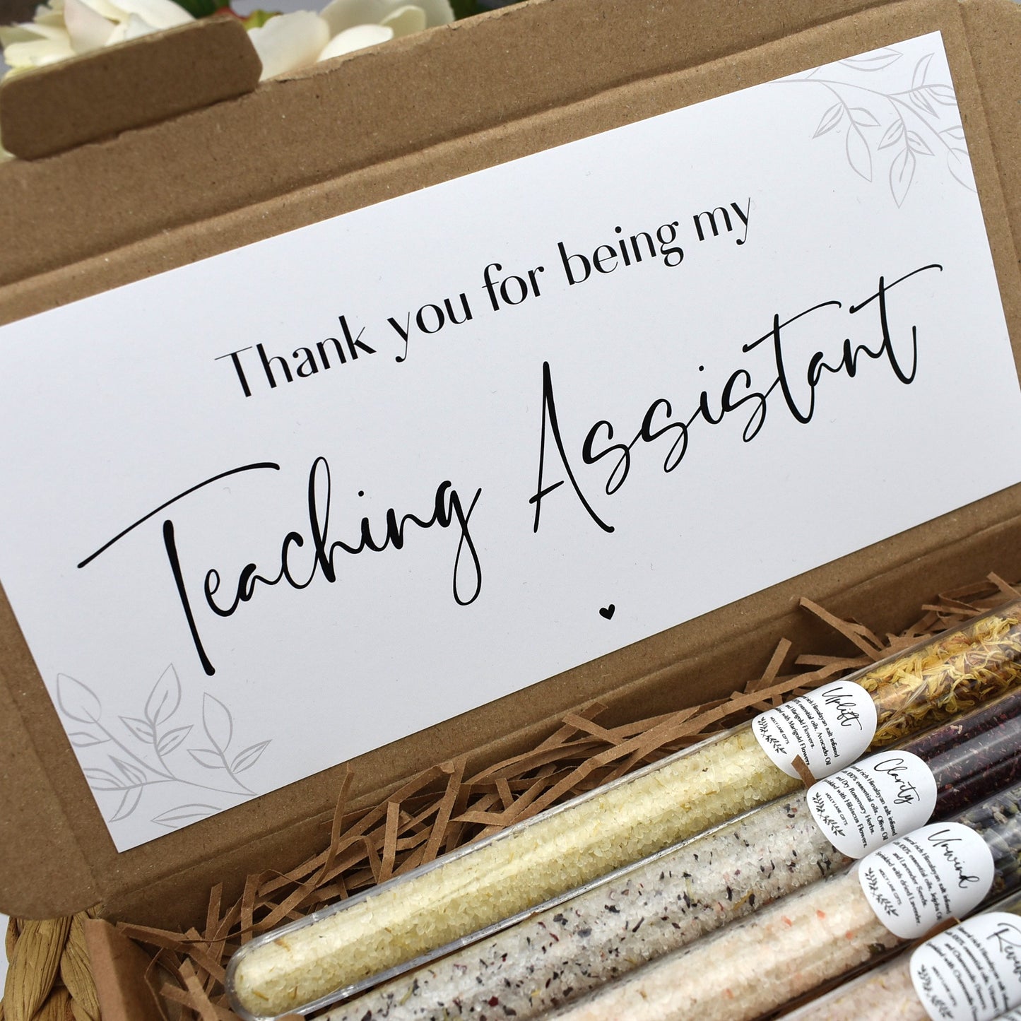 Thank You For Being My Teaching Assistant Bath Gift Set