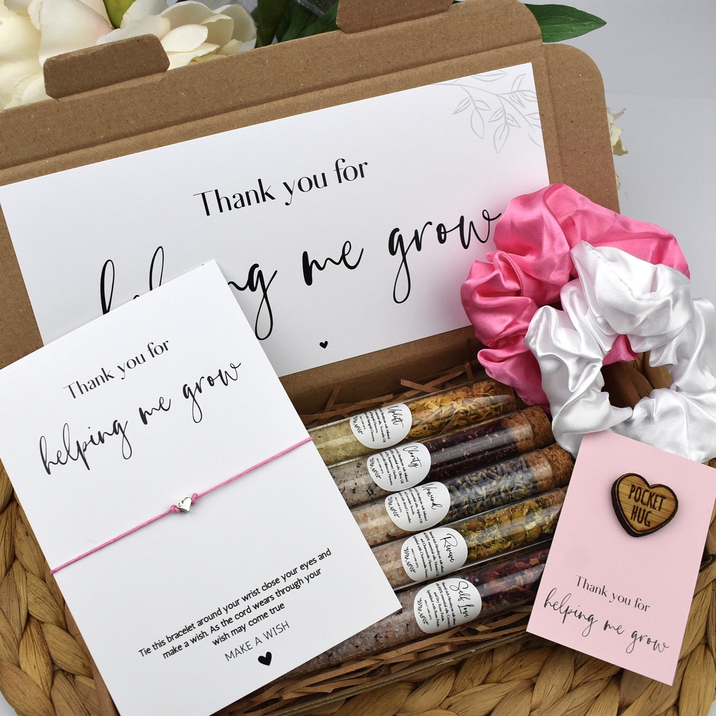 Thank You For Helping Me Grow Bath Gift Set