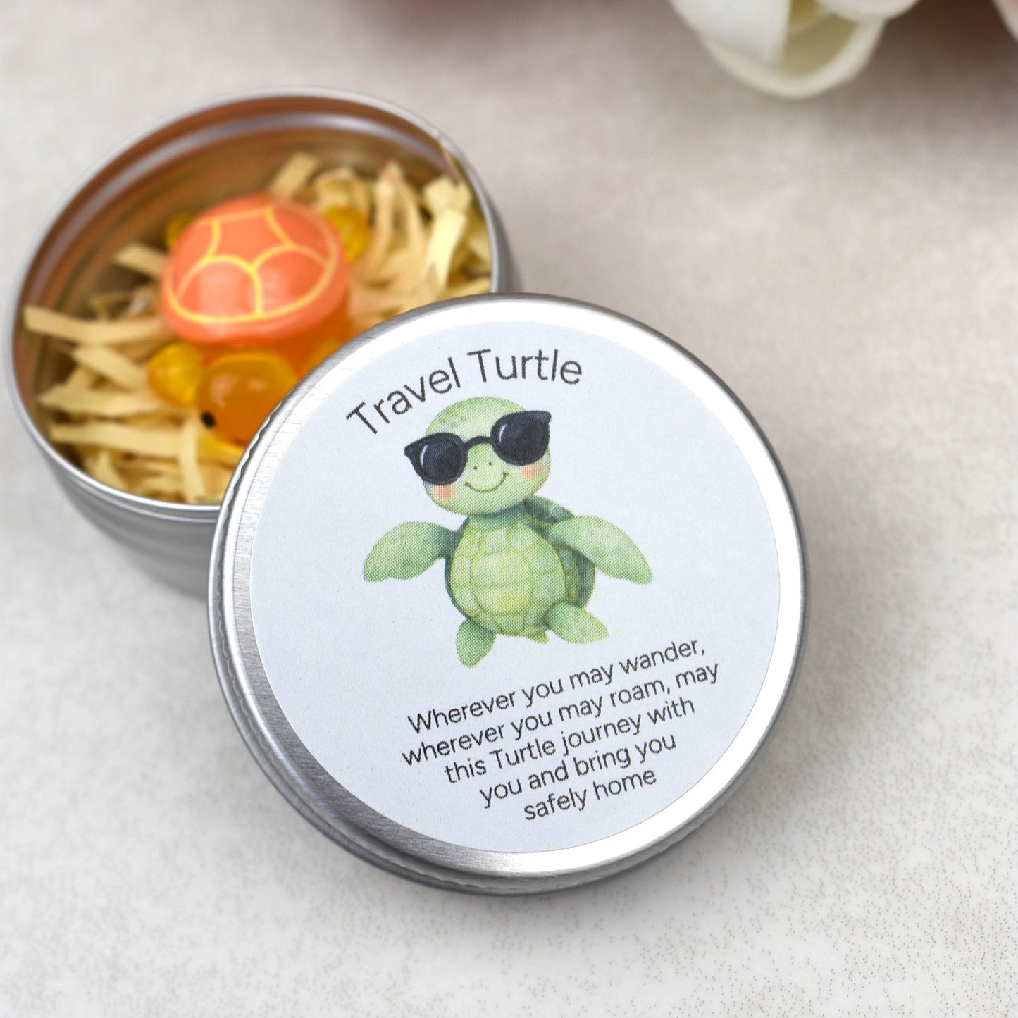 Travel Turtle – Mini Pocket Keepsake for Luck & Safe Journeys