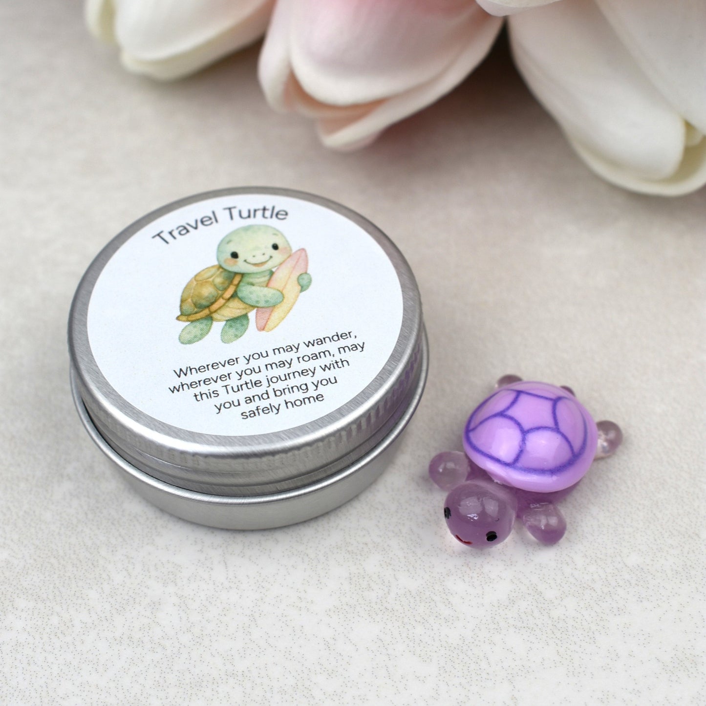 Travel Turtle – Mini Pocket Keepsake for Luck & Safe Journeys